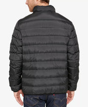 Cole Haan Men's Quilted Zip-Front Jacket Black Medium