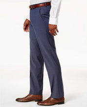 Bar III Men's Slim-Fit Blue Grey Active Stretch Pants 34 x 34