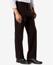Dockers Mens Easy Stretch Classic Fit Pants Black 42 x 30