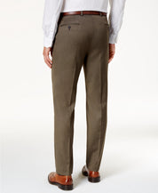 Lauren Ralph Lauren Men's Microtwill Ultraflex Dress Pants Taupe 50 x 32