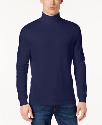 Club Room Mens Solid Mockneck Turtleneck Shirt Club Room Wine 3XL