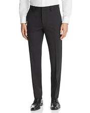 Theory Mens Slim fit Dress Pants 32  Black Solid Stretch