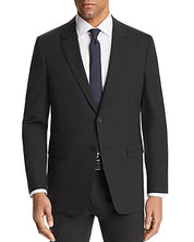 Theory Mens New Tailor 2 Slim Fit Suit Jacket 38R Black