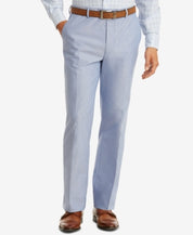 Tommy Hilfiger Mens Modern fit Casual Pants 32 / 30 Blue Solid Stretch