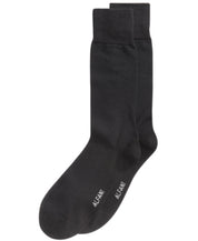 Alfani Men's Pique Solid Dress Socks Black
