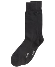 Alfani Men's Pique Solid Dress Socks Black