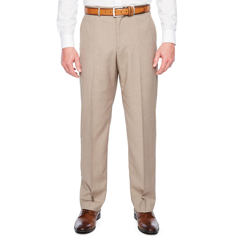 Dockers Men's Straight Fit Suit Dress Pants Beige 40 x 30