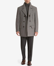 Lauren Ralph Lauren Mens Classic fit Luke Double Breasted Peacoat Coat 42 R Grey