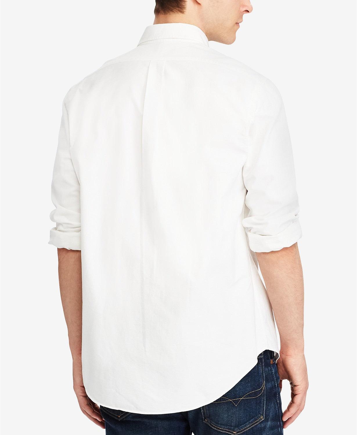 Ralph Lauren Polo Men's Classic-Fit Oxford Shirt Large White
