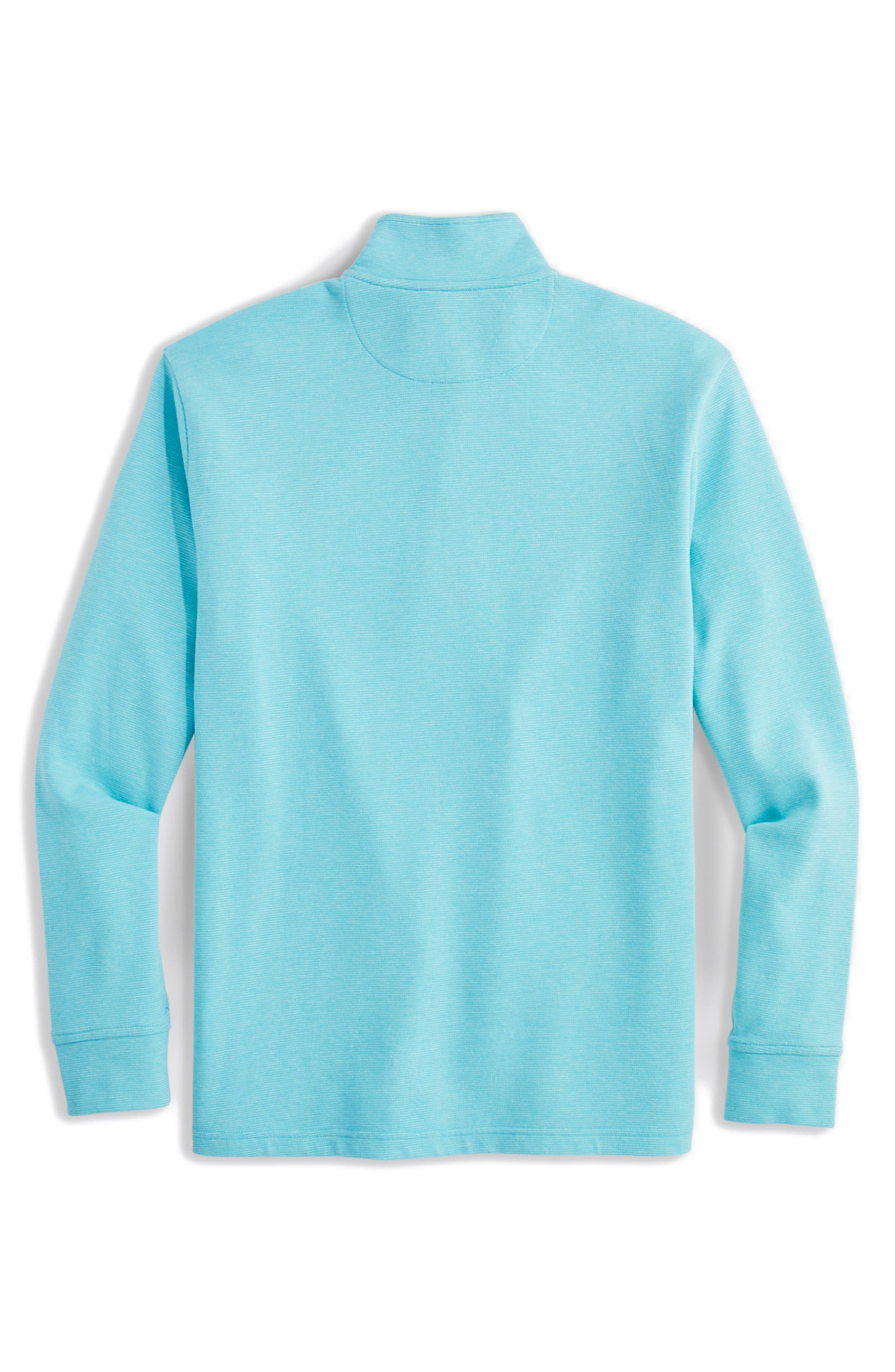 Vineyard Vines Mens Saltwater Quarter Zip Long Sleeve Sweatshirt Blue Medium