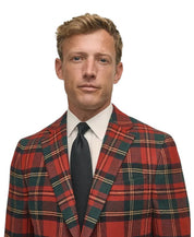 Brooks Brothers Mens Classic fit Wool Sport Coat Blazer 40 S Red Plaid