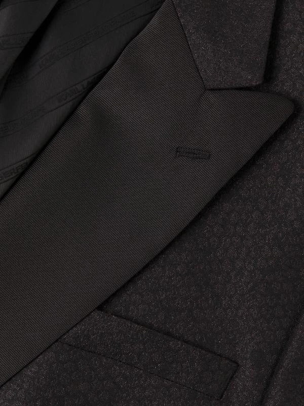 Karl Lagerfeld Mens Modern fit Double Breasted Tuxedo Suit 40 S / 33 W Black