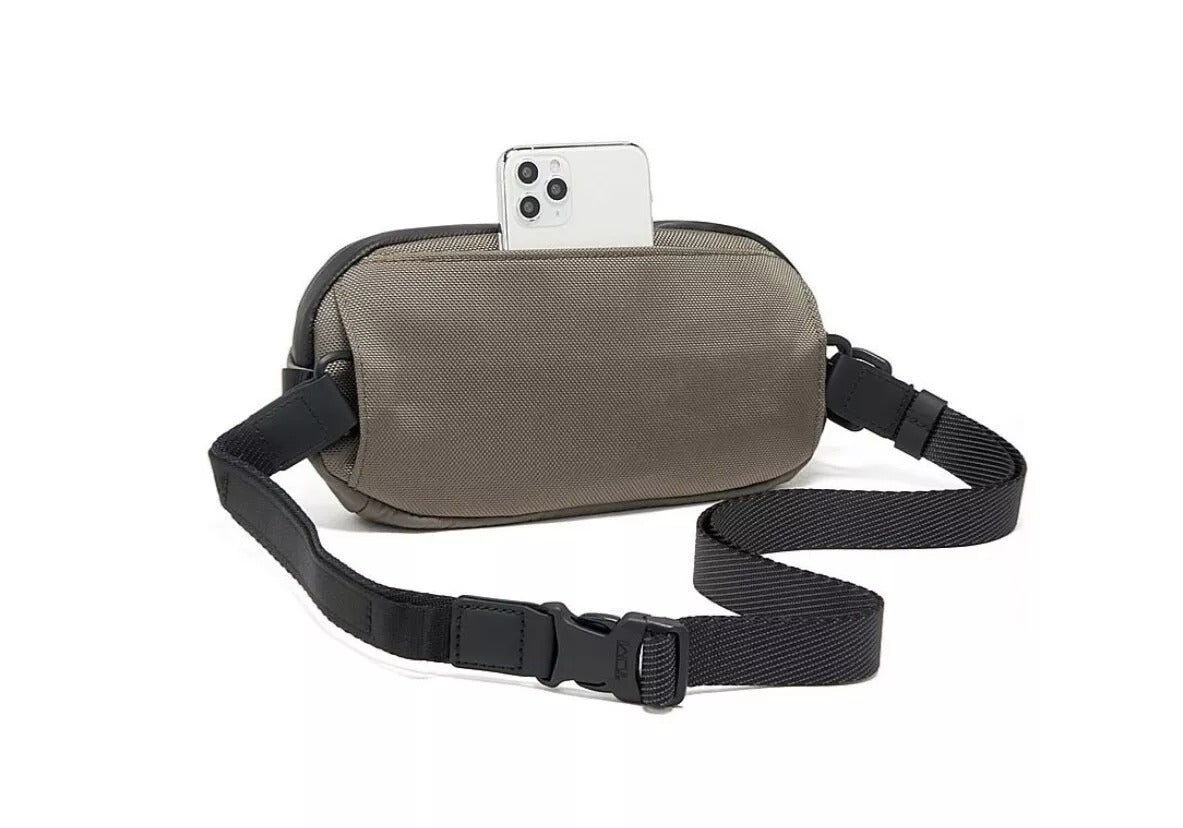 Tumi Mens Signal Sling Cross Body Bag Beige