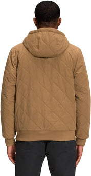 The North Face Mens Cuchillo Insulated Hooded Jacket XXL Brown Sherpa Lining
