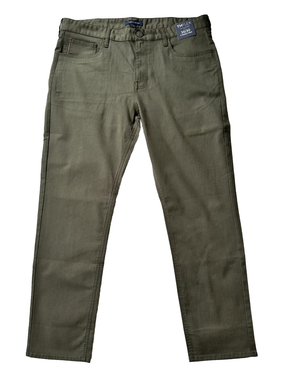 Tommy Hilfiger Th Flex 5 Pocket Pants Green 40 X 32