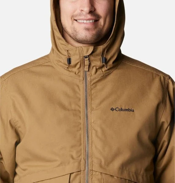 Columbia Mens Loma Vista II Water Resistant Jacket Beige Large