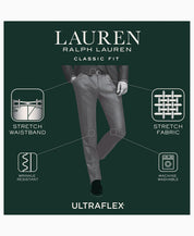 Lauren Ralph Lauren Men's Microtwill Ultraflex Dress Pants Taupe 50 x 32