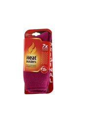 Heat Holders Womens Crew Socks 5-9 Pink Thermal