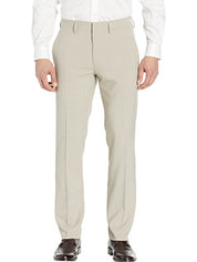 Kenneth Cole Mens Slim fit Chinos Pants 30 / 32 Beige Check Stretch