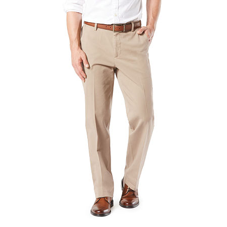 Dockers Men's Classic Fit Smart 360 Khaki Dress Pants Beige 36 x 32