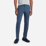 Kenneth Cole Mens Slim fit Dress Pants 32 / 29 Blue Solid Stretch