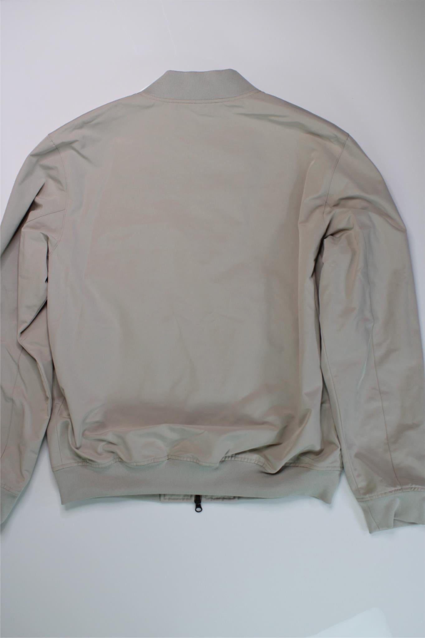 Barbour Mens Ando Bomber Jacket Large Beige / Cream