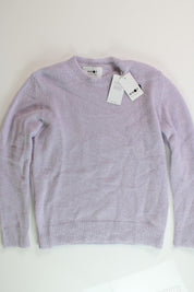 NN07 Mens Walther 6526 Solid Regular Fit Crewneck Sweater Small Purple