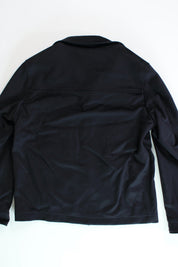 Herno Men's Half-Lined Shirt Jacket in Navy Blue Size 52