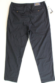 Polo Ralph Lauren Slim Tapered Polo Prepster Pinstripe Pants Large Navy Blue