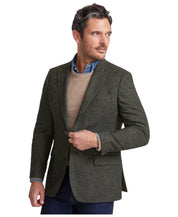 Nautica Mens Modern fit Sport Coat Blazer 36 R Hunter Green Herringbone