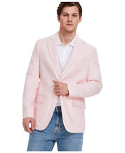 Tommy Hilfiger Mens Modern fit Sport Coat Blazer 42 L Pink Solid
