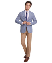 Tommy Hilfiger Mens Modern fit Sport Coat Blazer 46 L Light Blue Solid Stretch