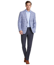 Tommy Hilfiger Mens Modern fit Sport Coat Blazer 38 R Light Blue Plaid
