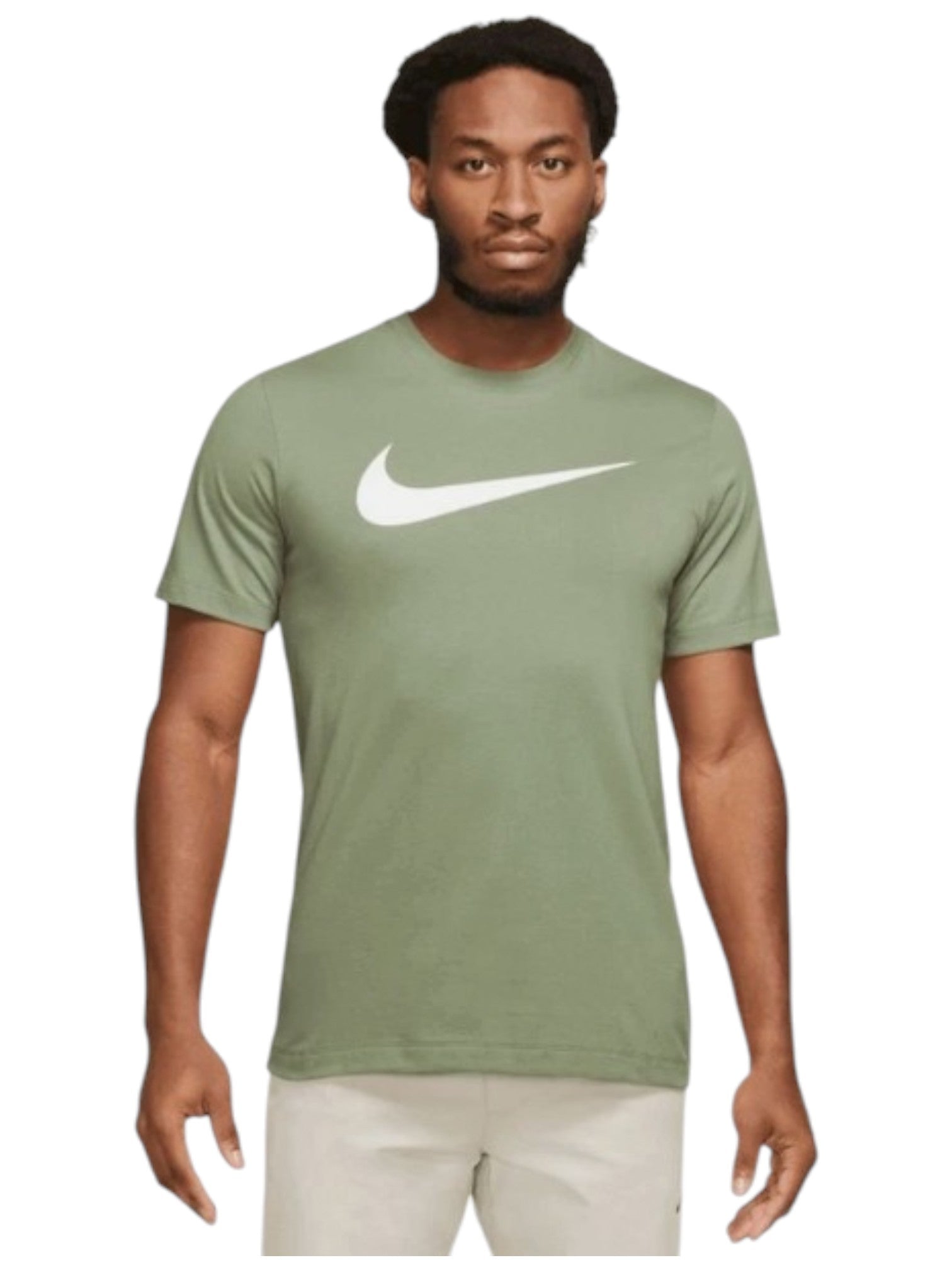 Nike Mens Regular fit Short Sleeve T-Shirt Shirt Small Green Solid