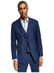 Tommy Hilfiger Mens Modern fit Wool Suit Jacket Blazer 36 R Blue Solid