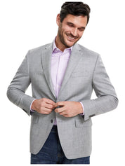 Michael Kors Mens Classic fit Sport Coat Blazer 40 S Light Grey