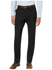 Tommy Hilfiger Mens Modern fit Dress Pants 48 / 32 Black Solid Stretch