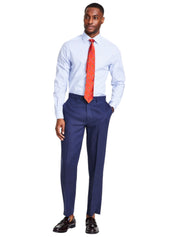 Nautica Mens Modern fit Linen Dress Pants 36 / 32 Navy  Blue Solid