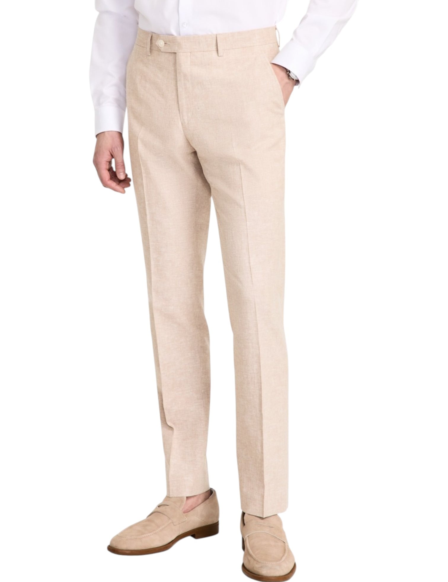 Tommy Hilfiger Mens Modern fit Dress Pants 30 / 30 Beige Solid Stretch – Bristol Apparel Co
