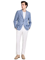 Tommy Hilfiger Mens Modern fit Sport Coat Blazer 40 R Light Blue Solid