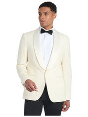 Tommy Hilfiger Mens Modern fit Sport Coat Blazer 46 L White Solid