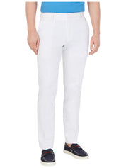 Tommy Hilfiger Mens Modern fit Dress Pants 38 / 32 White Solid Stretch