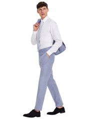 Tommy Hilfiger Mens Modern fit Dress Pants 32 / 32 Blue Solid Stretch