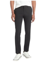 Kenneth Cole Mens Skinny fit Dress Pants 30 / 32 Charcoal Grey Solid Stretch