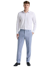 Perry Ellis Mens Modern fit Dress Pants 38 / 29 Light Blue Solid