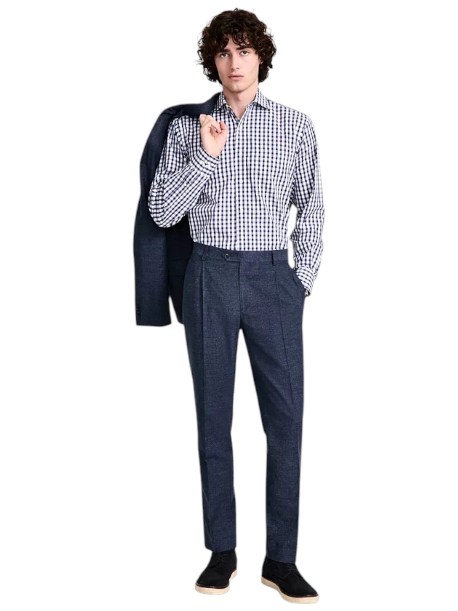 Tommy Hilfiger Mens Modern fit Dress Pants 30 / 32 Blue Solid