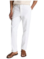 Kenneth Cole Mens Slim fit Dress Pants 29 / 32 White Solid Stretch