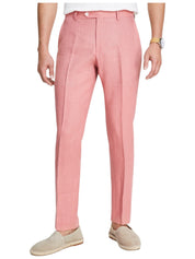 Tommy Hilfiger Mens Modern fit Dress Pants 42 / 32 Red Solid