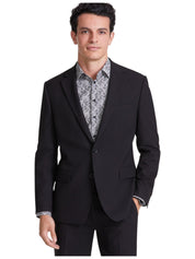 Tallia Mens Classic fit Suit Jacket Blazer 40 S Black Solid