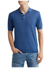 Jack Victor Mens Classic fit Short Sleeve Polo Shirt XL Blue Solid
